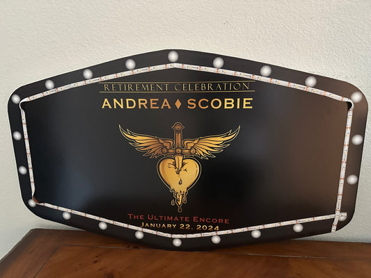 All Black Marquee Wedding Reception Entrance Sign