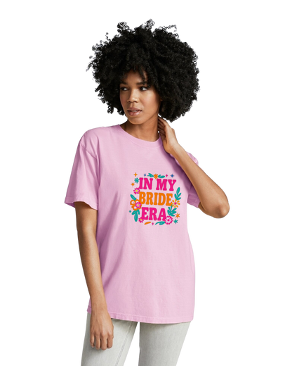 In My Bride Era floral t-shirt